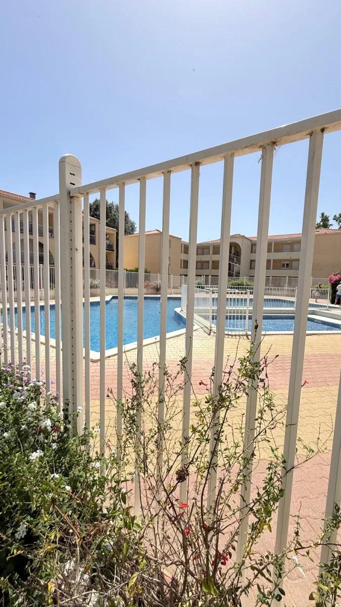 EN EXCLUSIVITÉ À VENDRE – T1+ REZ-DE-JARDIN AVEC PISCINE ET TENNIS – CANET-EN-ROUSSILLON